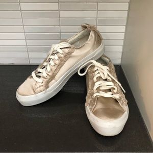 EUC Zara women’s satin sneakers